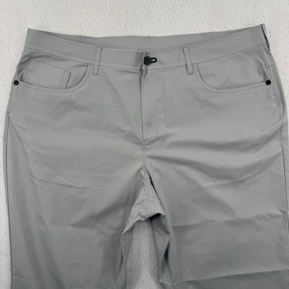 Public Rec Gamechanger Stretch Chino Golf Pants Mens 40x30 (40x28) Gray Casual